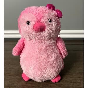Aurora Destination Nation Pink Penguin Plush Stuffed Animal‎ With Bow